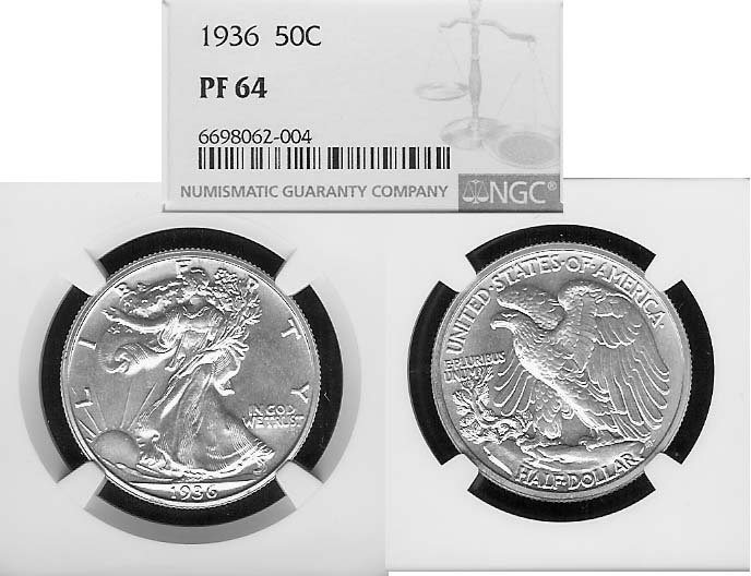 Collectors Corner 1936 50C PR64 NGC 63756021